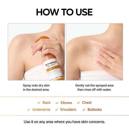 Dr.Melaxin Peel Shot Kojic Acid Turmeric Exfoliating Spray – 200ml