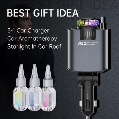 5 in 1 Straight Car Charger