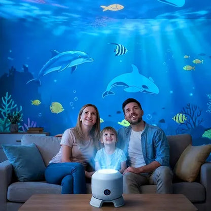 Dynamic Rotating LED Projector Light