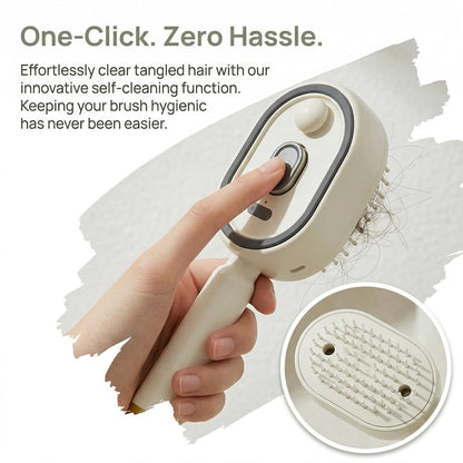 Steam Brush | Rechargeable Detangling Tool with Oil