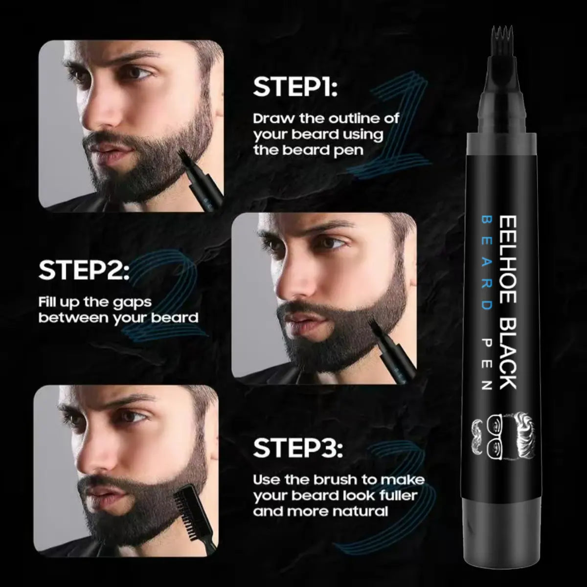 Eelhoe Beard Pen Filler Kit