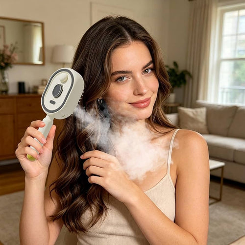 Steam Brush | Rechargeable Detangling Tool with Oil