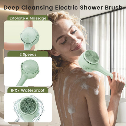 Electric 5-in-1 Body Shower Scrubber Brush