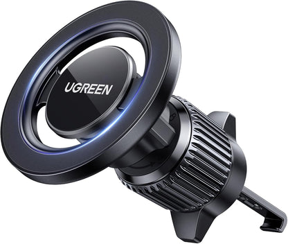 UGREEN MagSafe Car Phone Holder – One-Hand Auto Lock & 360° Rotation حامل هاتف UGREEN للسيارة بتقنية MagSafe – قفل تلقائي بيد واحدة ودوران 360°
