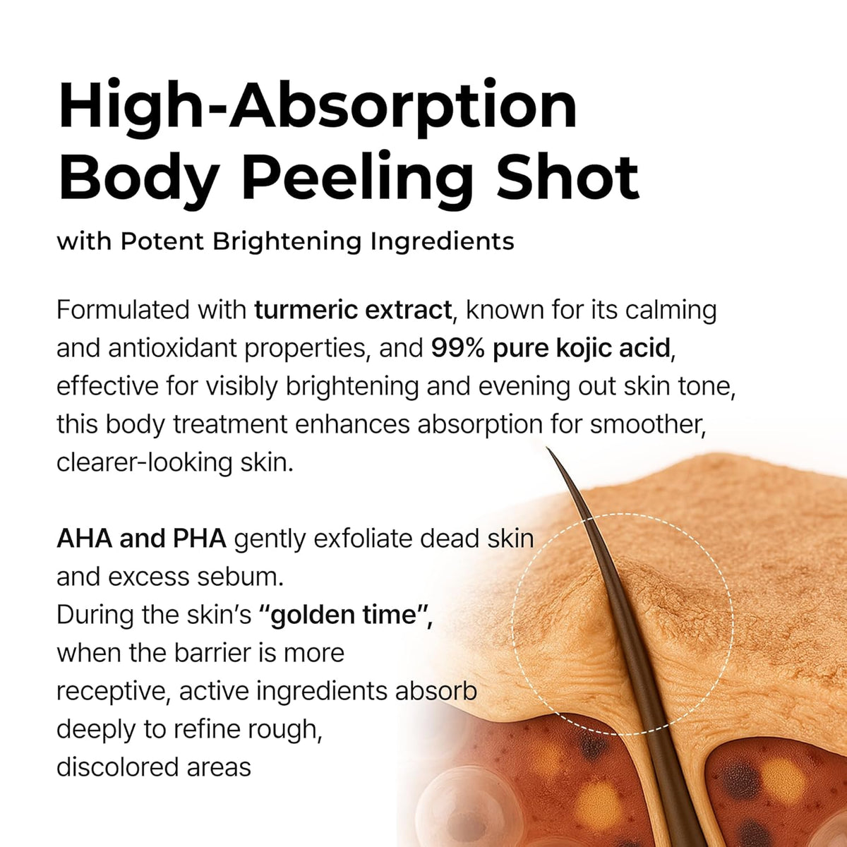 Dr.Melaxin Peel Shot Kojic Acid Turmeric Exfoliating Spray – 200ml