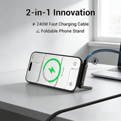 2-in-1 Stand Charging Cable
