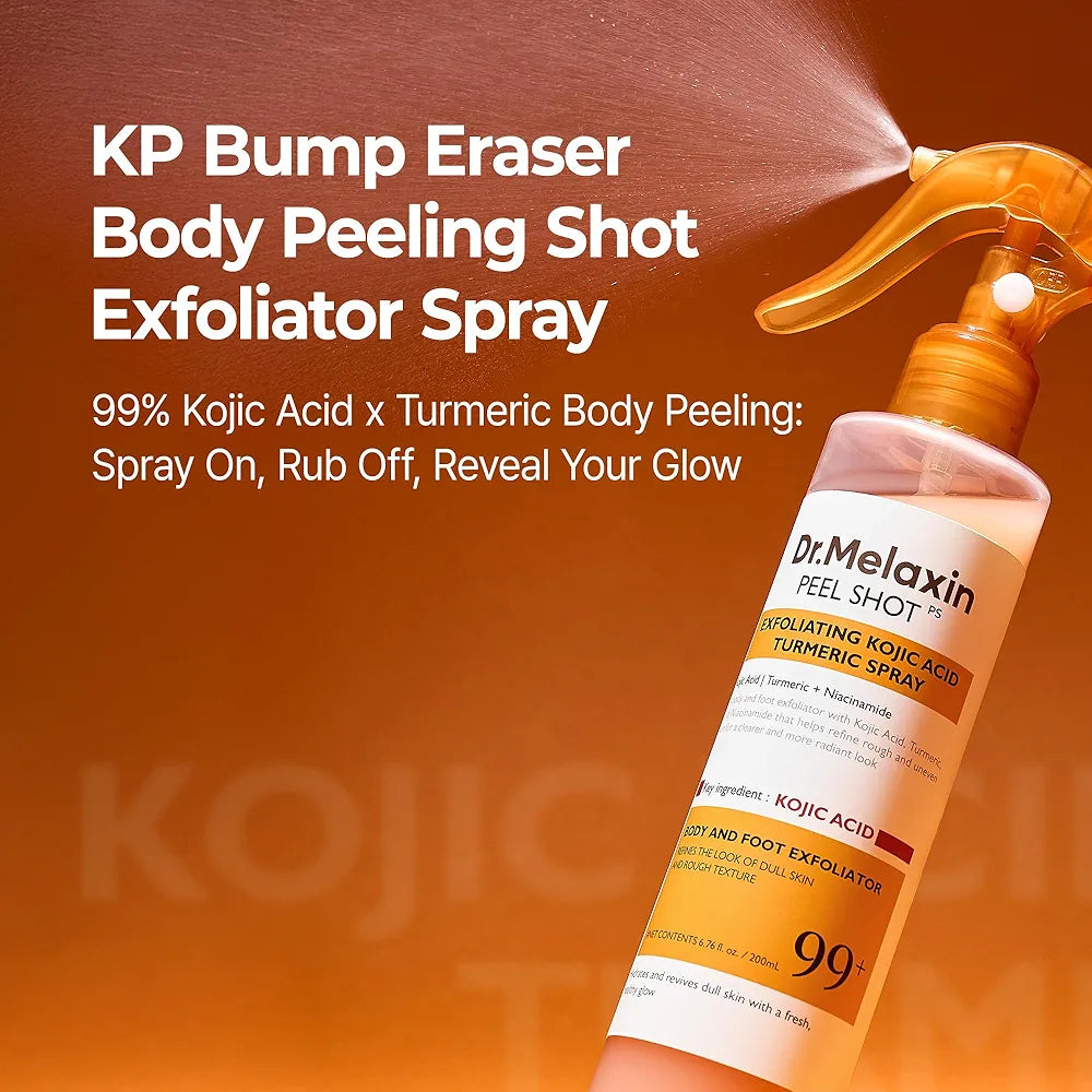 Dr.Melaxin Peel Shot Kojic Acid Turmeric Exfoliating Spray – 200ml