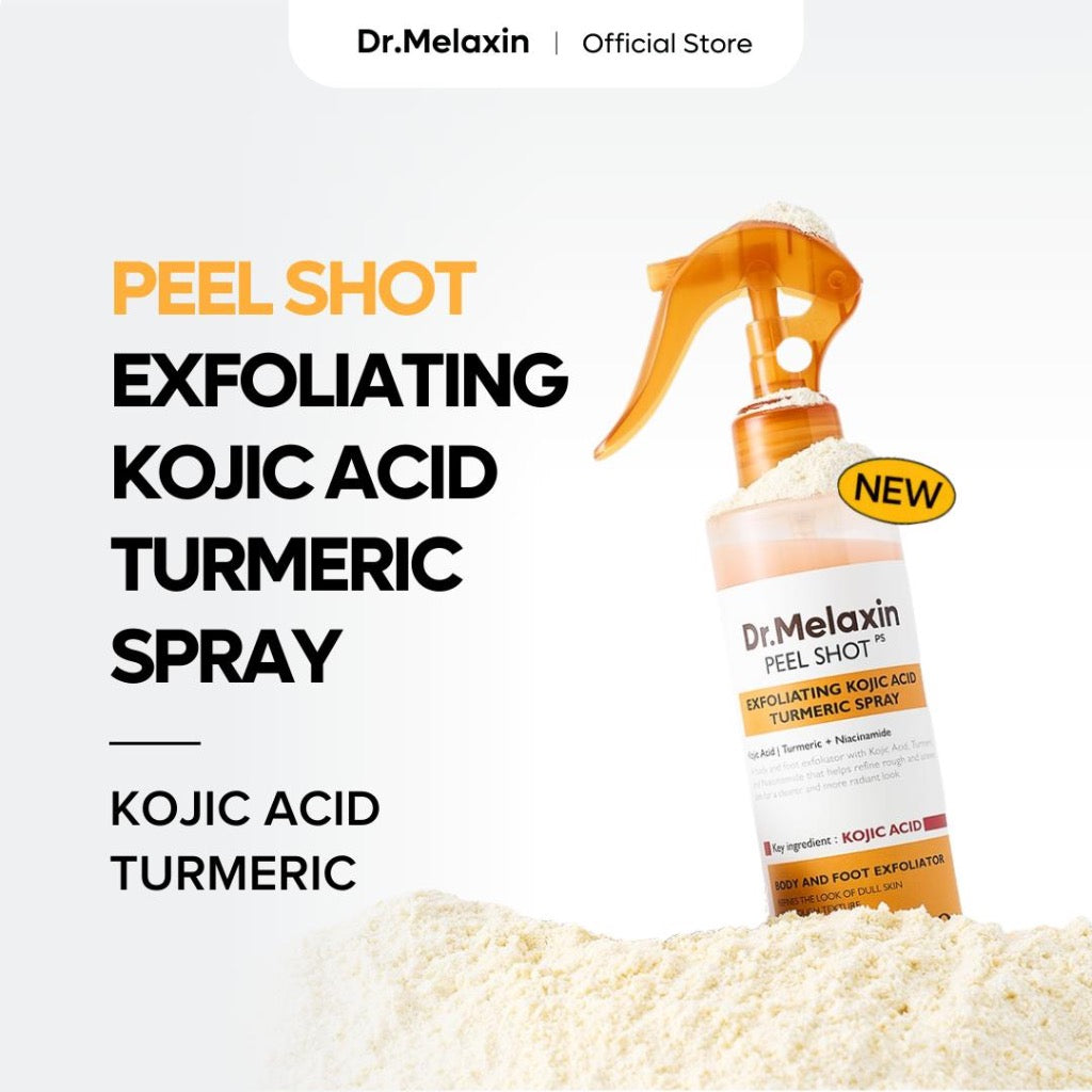Dr.Melaxin Peel Shot Kojic Acid Turmeric Exfoliating Spray – 200ml