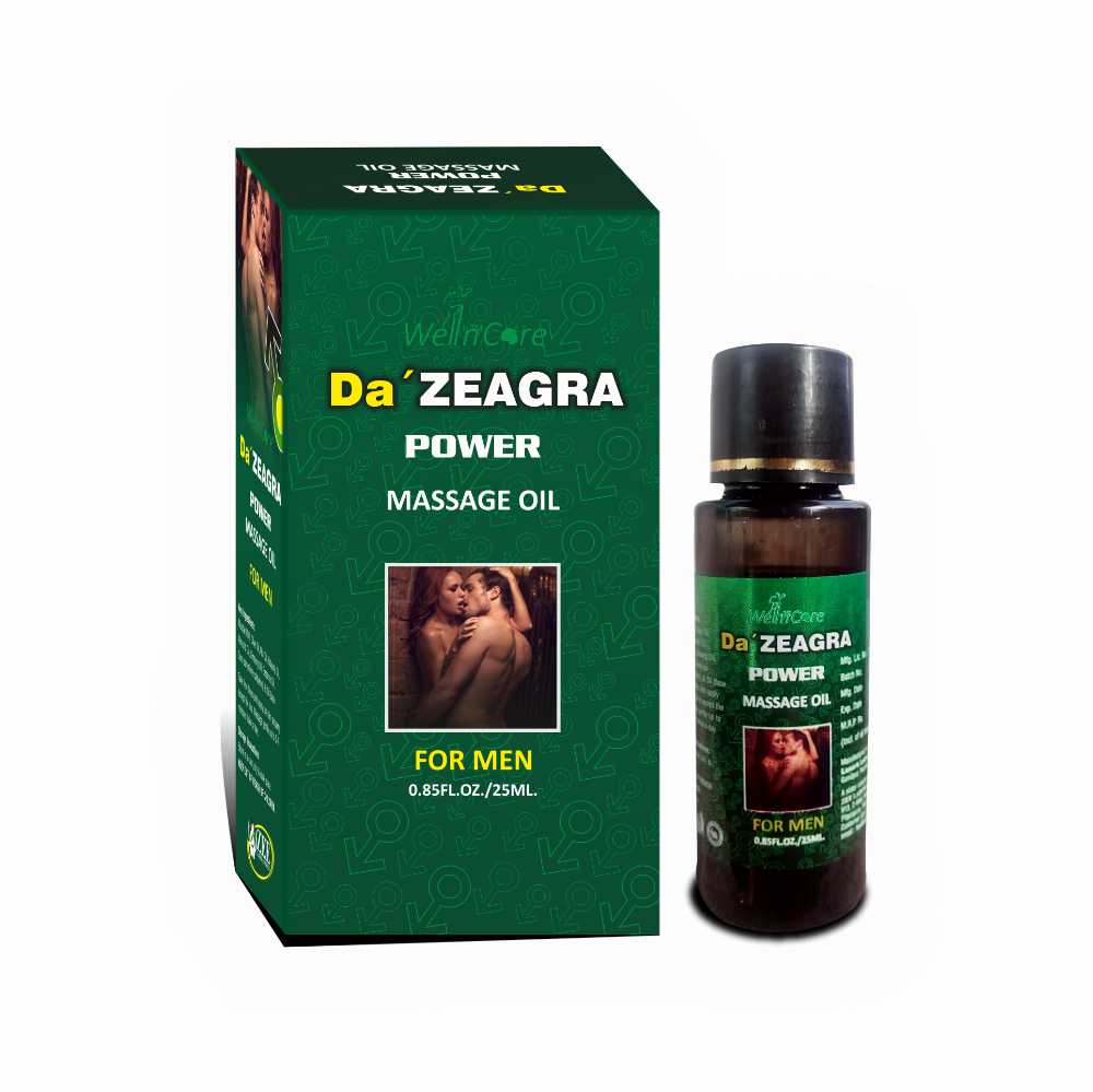 Da’ ZEAGRA Power Massage Oil for Men – Herbal Vitality & Strength Support (25ml